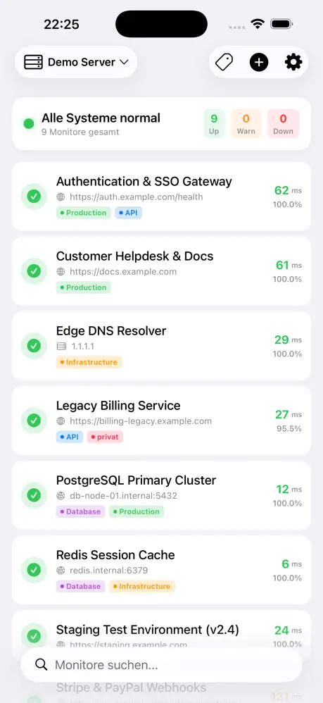 KumaWatch iOS Screenshot